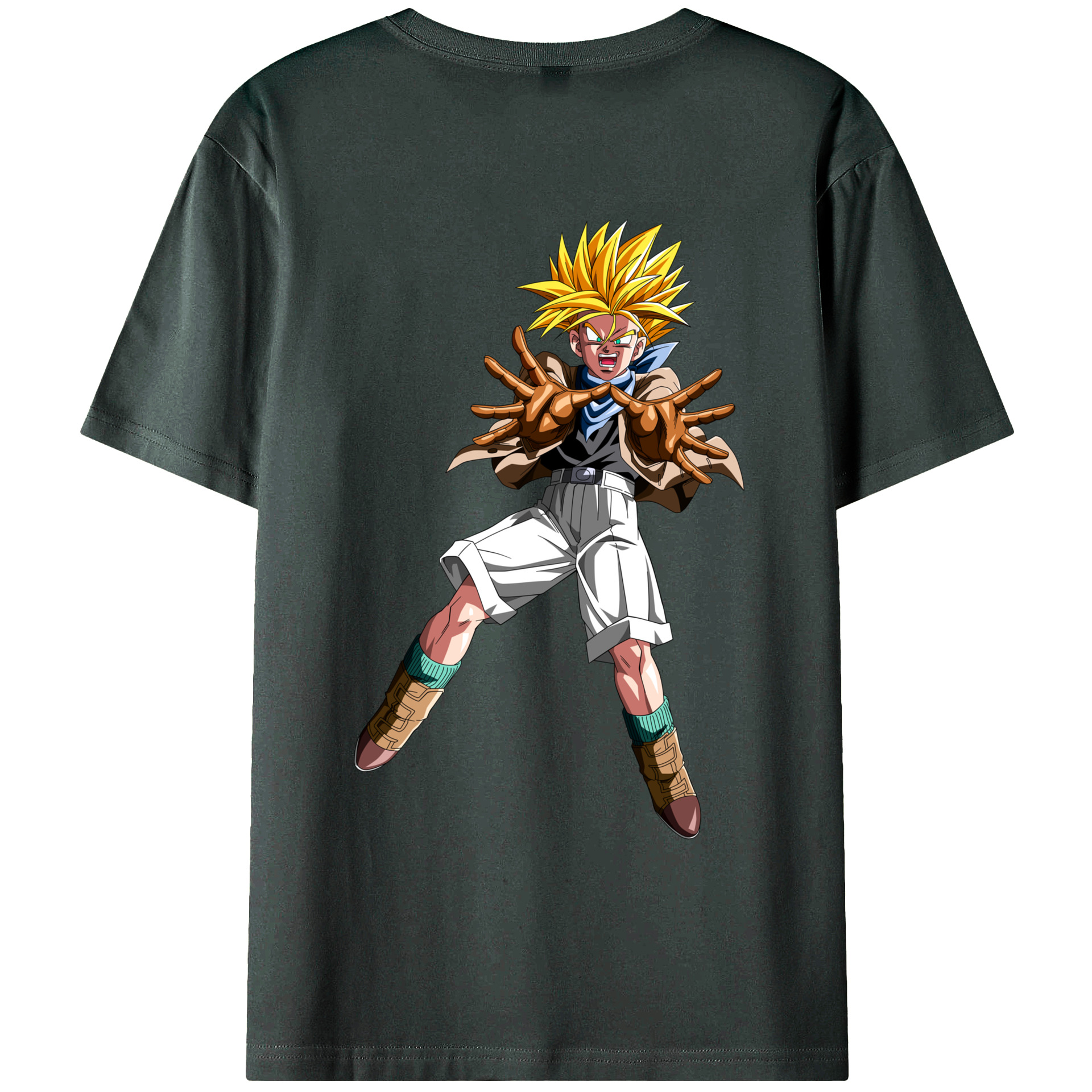 （画像用） ドラゴンボール DRAGON BALL 綿100％ メンズ半袖Tシャツ（バックプリント） 通気性